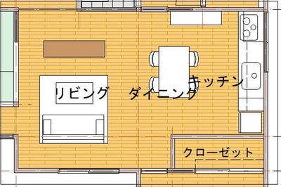 改修プラン2(キッチンⅠ図)