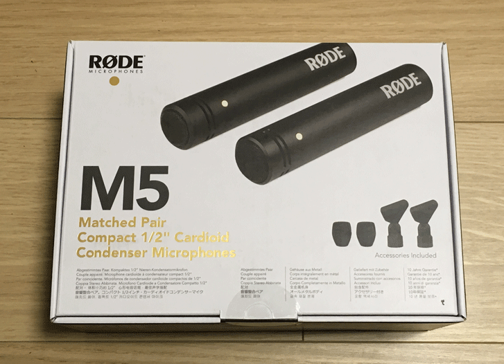 ステレオマイク RODE M5 が届いた : 無線とオーディオ