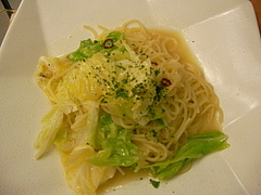 090531キャベツアンチョビスパッゲティ
