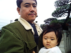 091114はるかちゃん&パパ