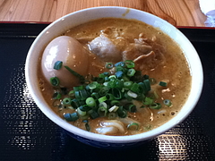 110402豚カレーうどん@千駄木うどん汁や汐満