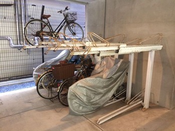 駐輪場ラック1