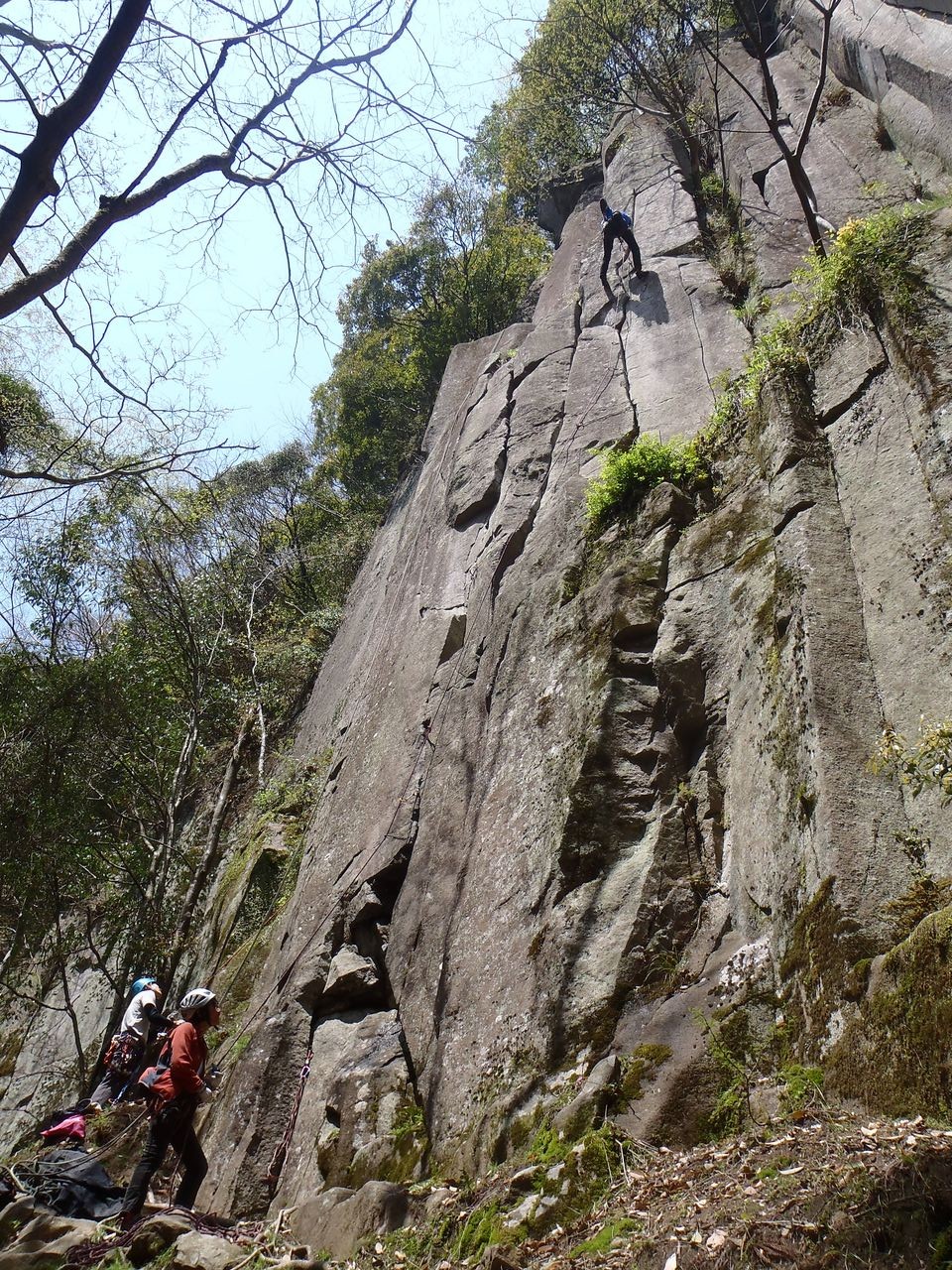 香落渓第1岩壁 ヤンコ 今日もお天気 香落渓第1岩壁 ヤンコ 今日もお天気