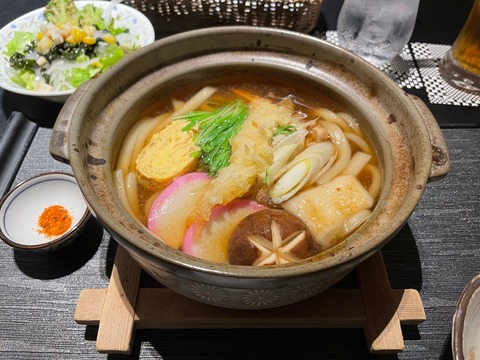 鍋焼きうどん