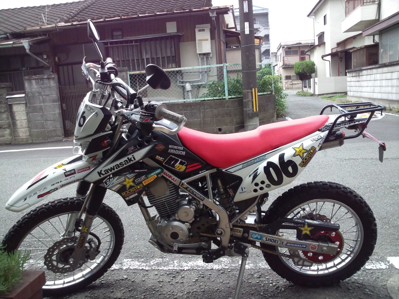 KLXのチェーンガイド作製（KLX125） : デコ・ボコ・サマーズ工房