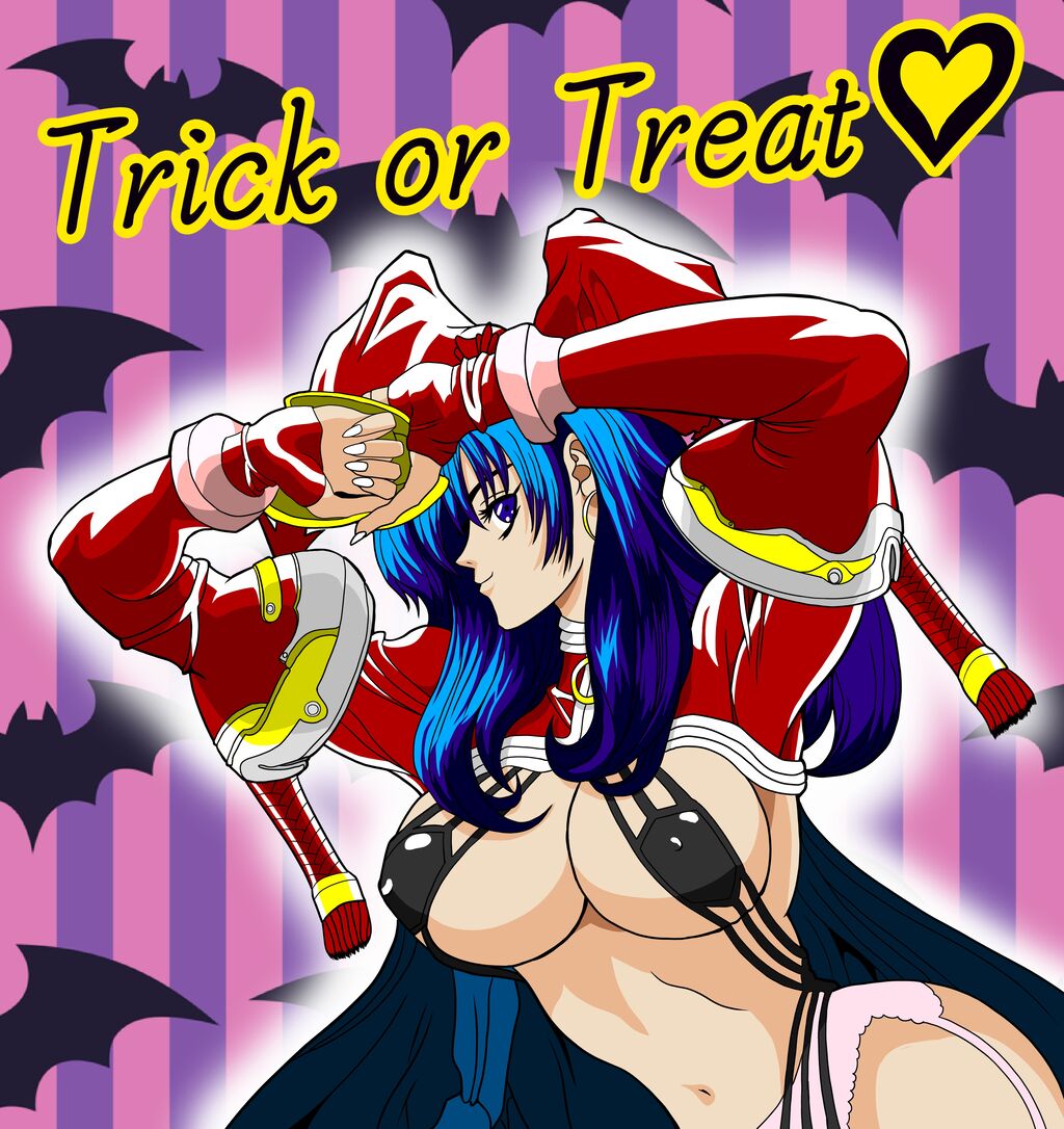 ハロウィンイラスト「ポルノ・ディアノ（バスタード）」 : 夏色アサシンの創作活動記録