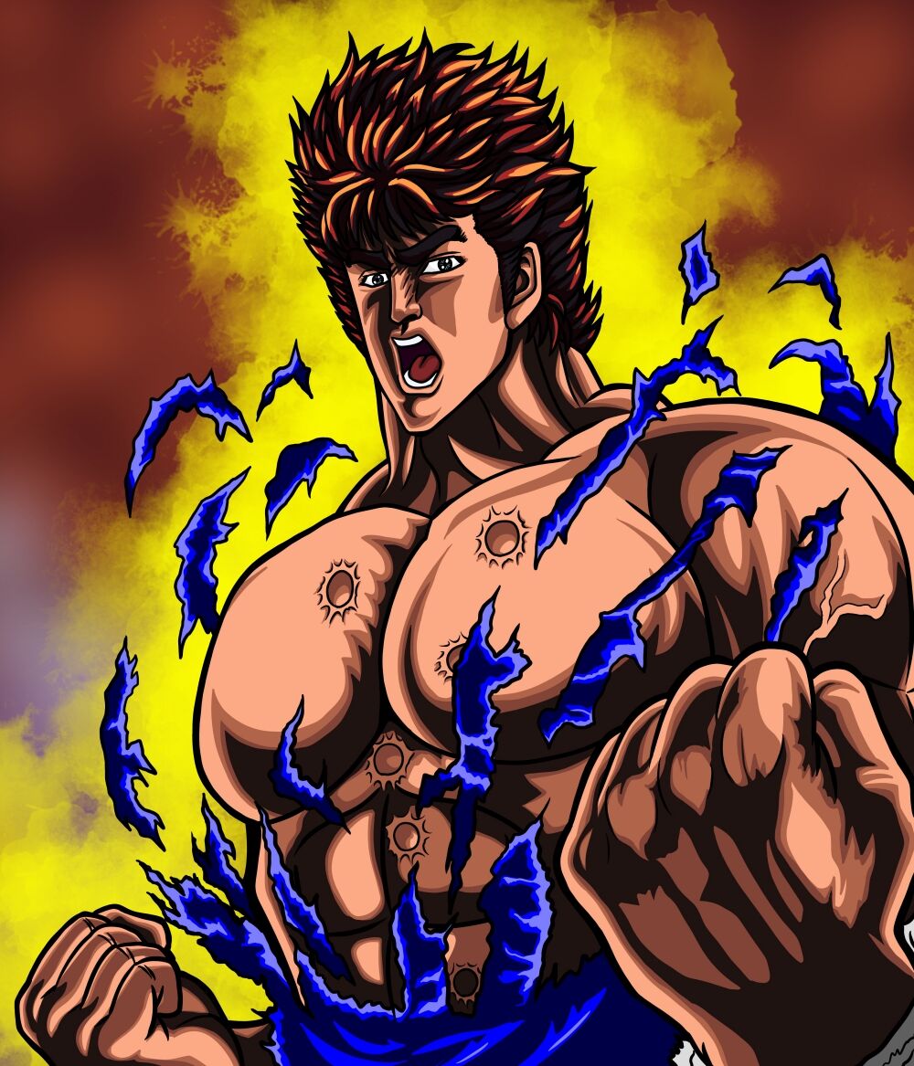 模写イラスト ケンシロウ 北斗の拳 夏色アサシンのマンガ制作記録