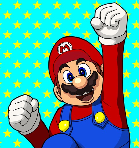 模写イラスト マリオ 任天堂 夏色アサシンの創作活動記録 模写イラスト マリオ 任天堂 夏色アサシンの創作活動記録