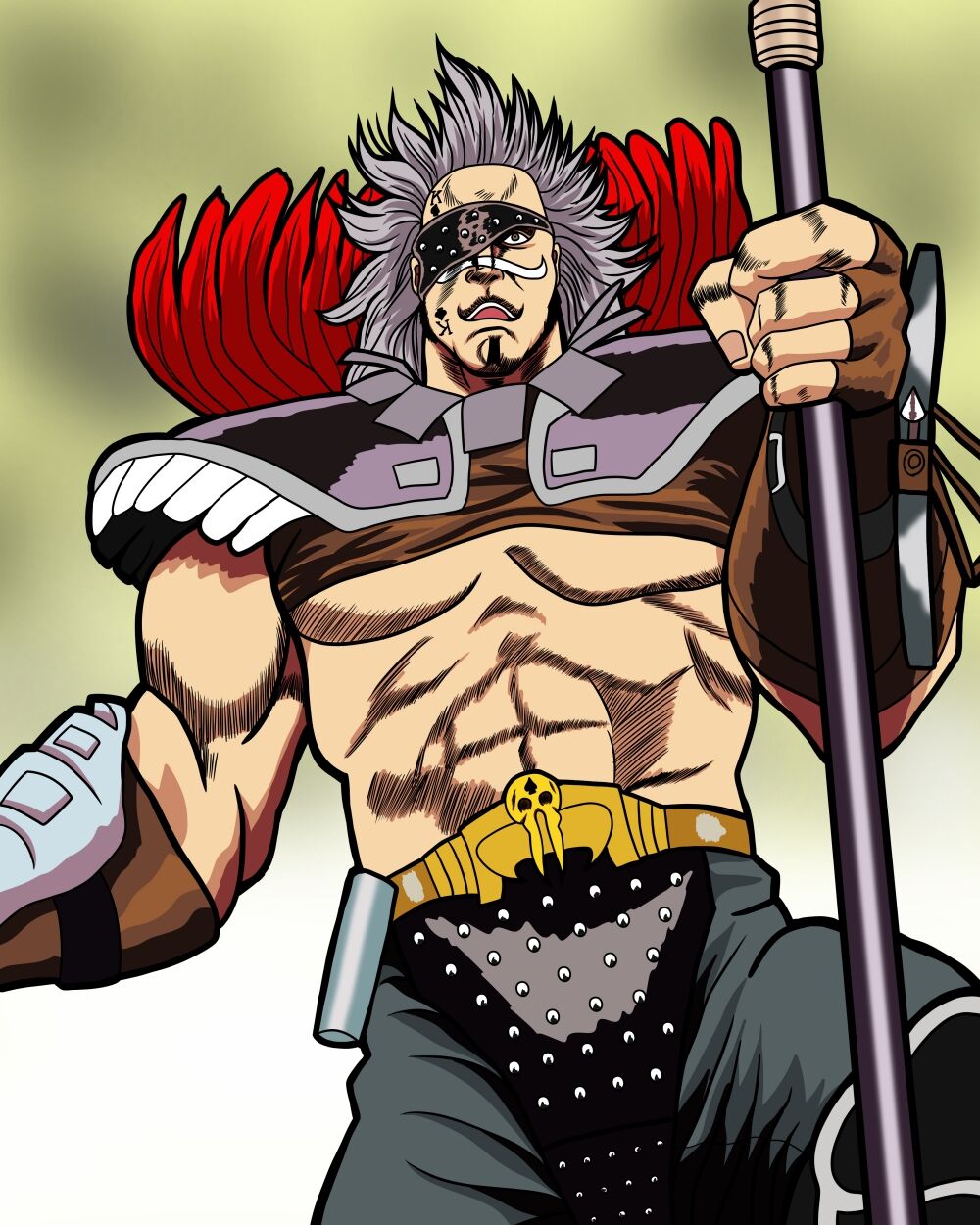 模写イラスト スペード 北斗の拳 夏色アサシンの創作活動記録