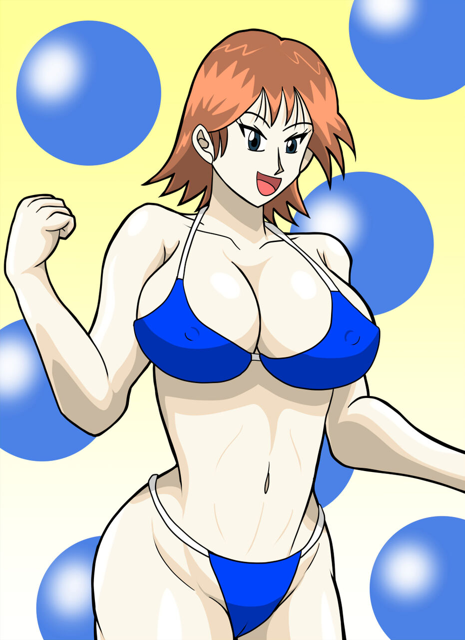 イラスト 水着姿の看板娘 夏色アサシンのマンガ制作記録 イラスト 水着姿の看板娘 夏色アサシンのマンガ制作記録