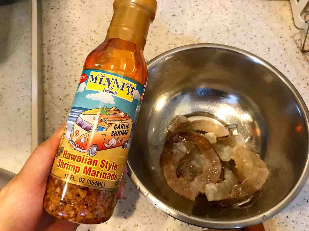 市場で買った海老でガーリックシュリンプ 駐妻 中国青島 生活記録