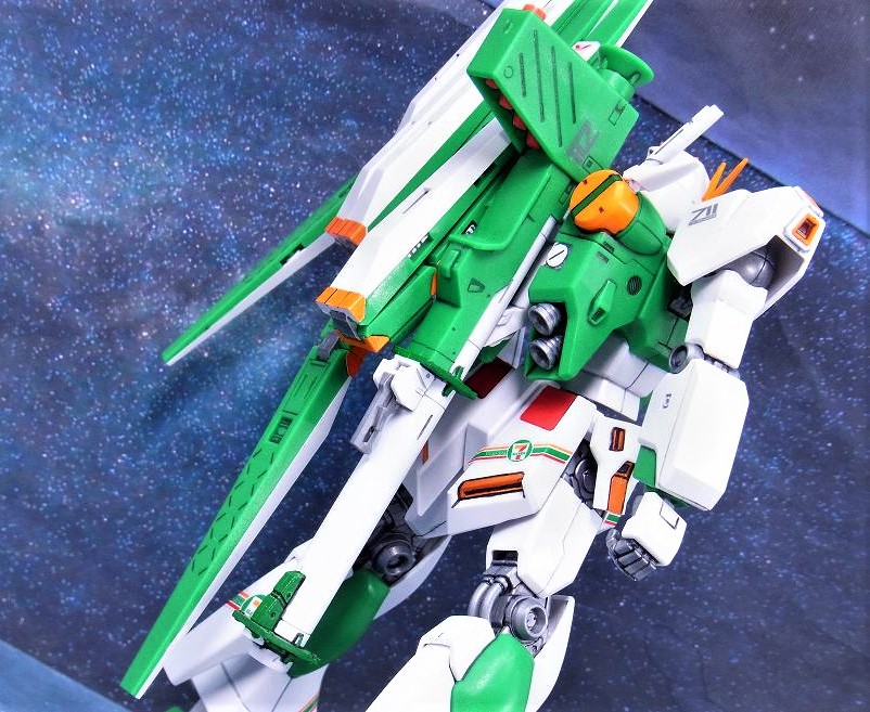HGUC νガンダム Ver.GFT セブンイレブンカラー レビュー