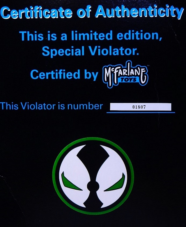 マクファーレントイズ SPAWN Limited Edition レッド・バイオレーター