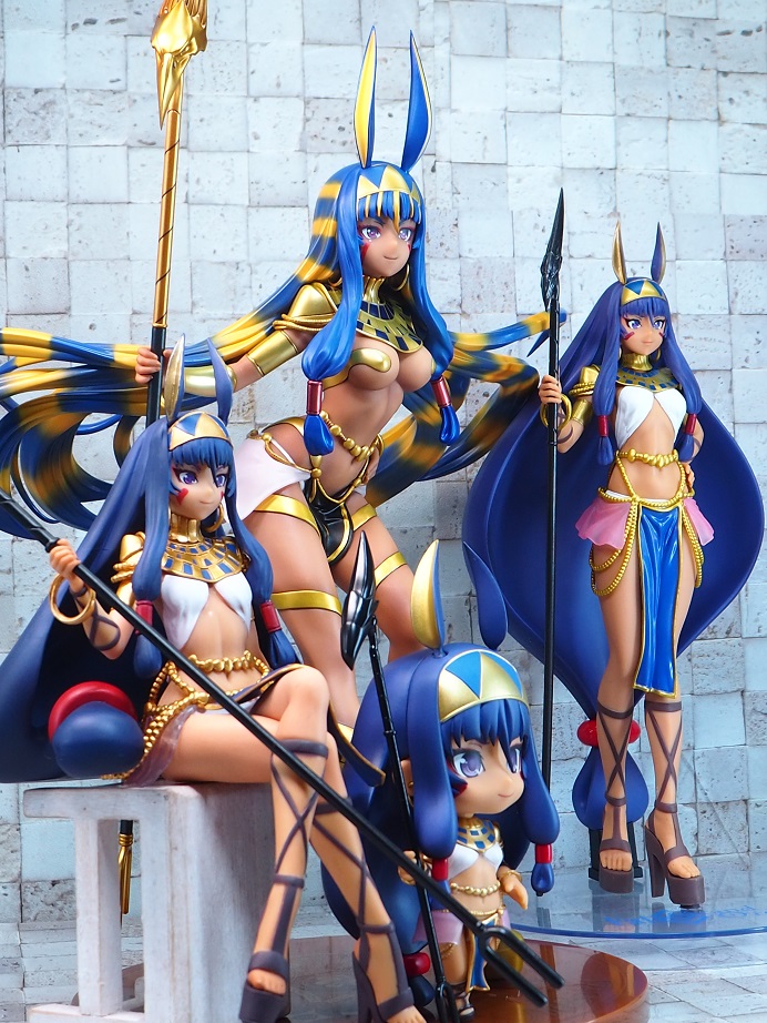 代引き人気 FGO ニトクリス 通常版 1 7スケールフィギュア ※難あり品