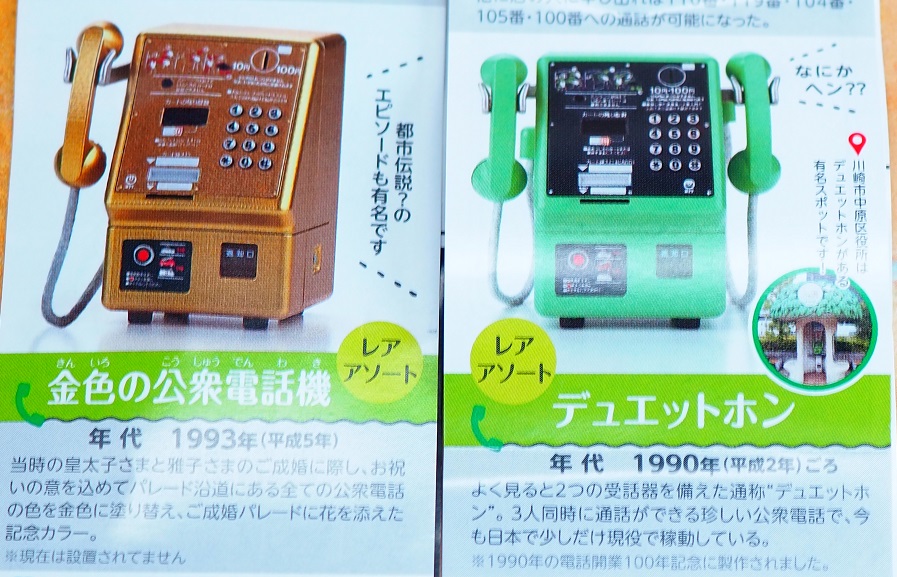 タカラトミーアーツ NTT東日本 公衆電話ガチャコレクション レビュー