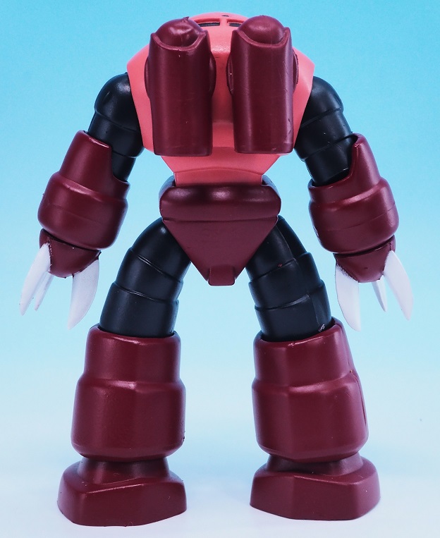 組立式フィギュア　シャア専用ズゴックと、MS サポートシステム全２種+おまけ付き バンプレスト フル可動MS-PART2 シャア専用ズゴック レビュー