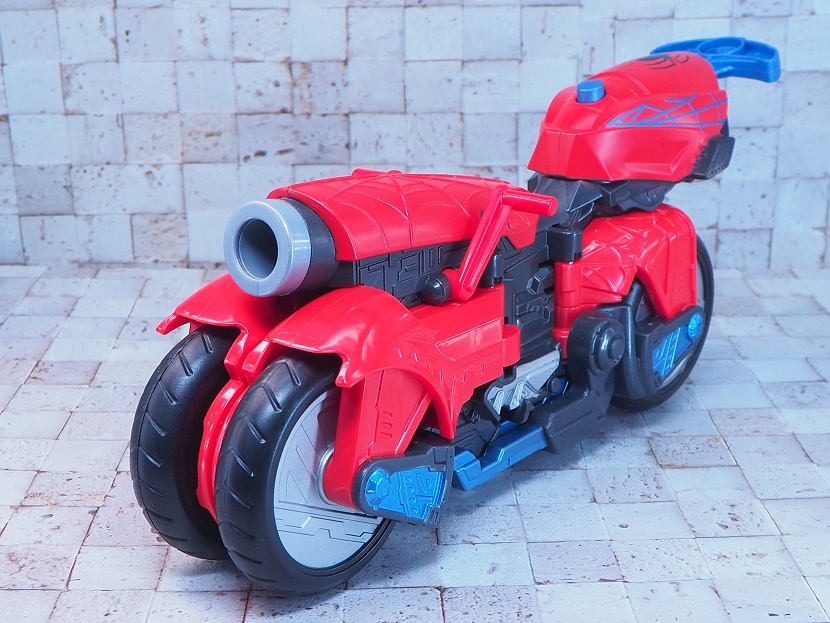 【2024最新作】 トランスフォーマークロスオーバー バイク スパイダーマン 明る アメコミ