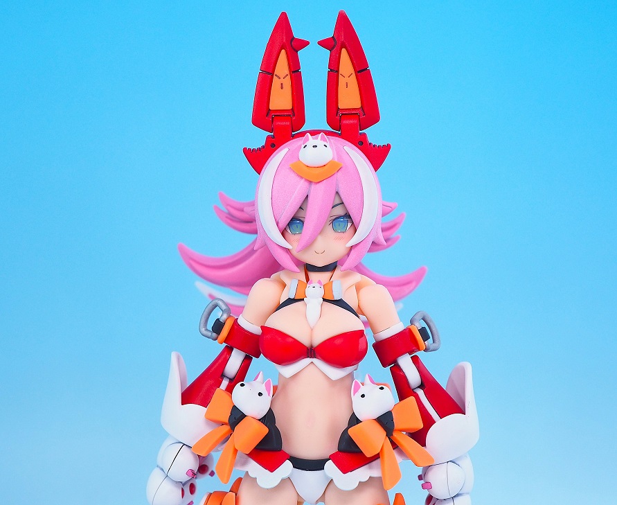 メガミデバイス　PUNI☆MOFU ラン　塗装完成品　煉獄カラーver メガミデバイス PUNI☆MOFU ラン 塗装完成品 煉獄カラーver