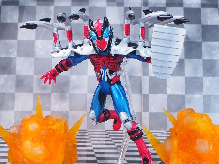 トイビズ サイバーセクト・スパイダーマン レビュー : おもちゃ