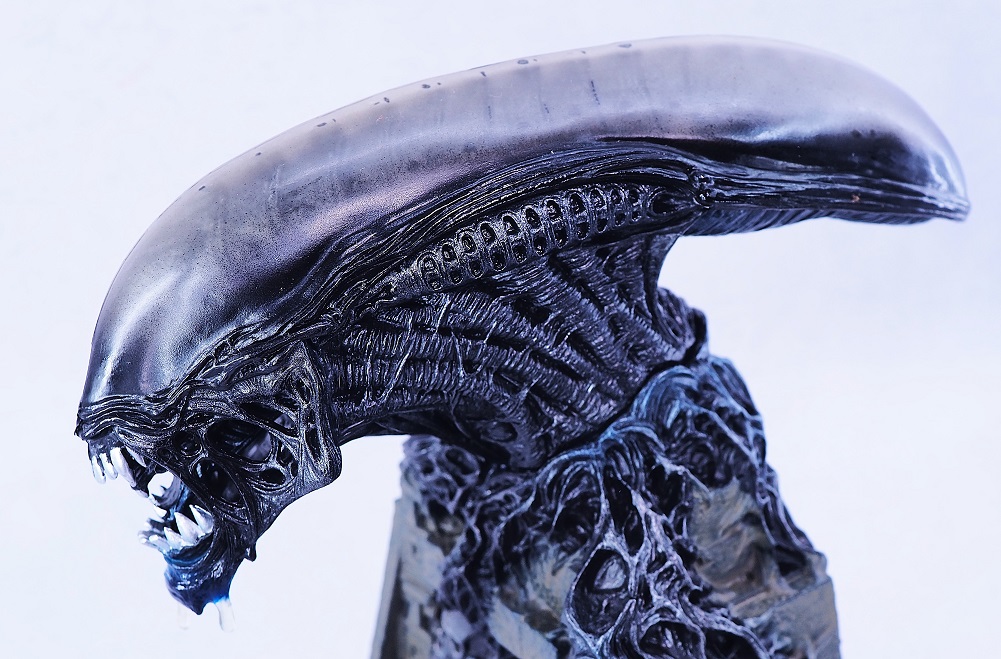 9FM115 エイリアンVSプレデター AVP エイリアンリアルヘッド フリュー AVP エイリアンリアルヘッドフィギュア レビュー : おもちゃ