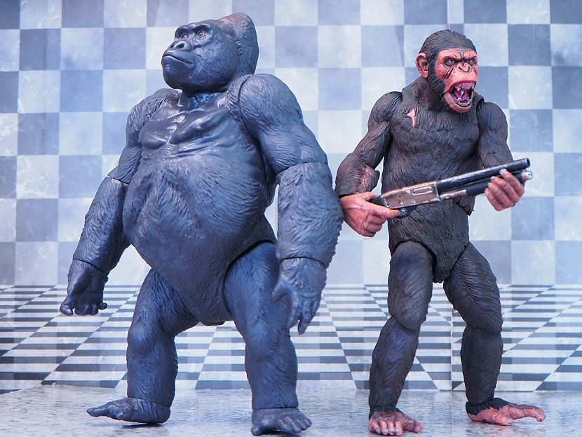 猿の惑星 新世紀 シーザー 戦闘メイクバージョン NECA社製