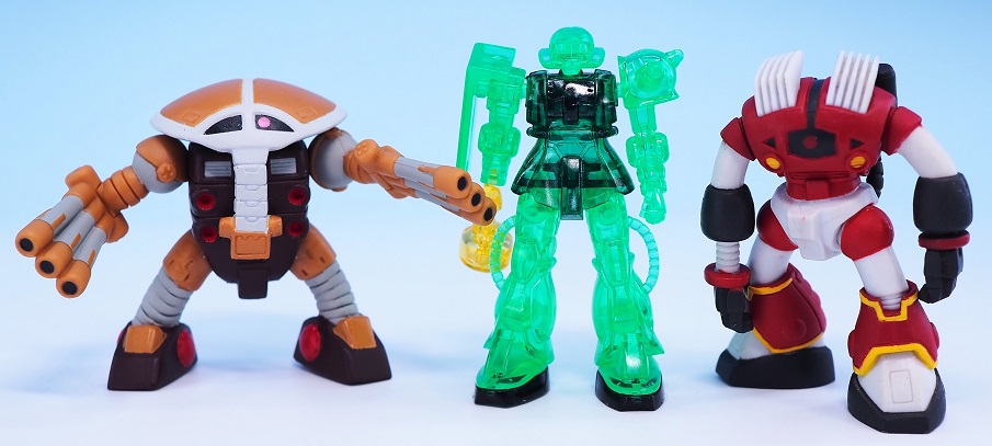 1/380スケール miniガンプラ MS-06 量産型ザクII ヤカン装備
