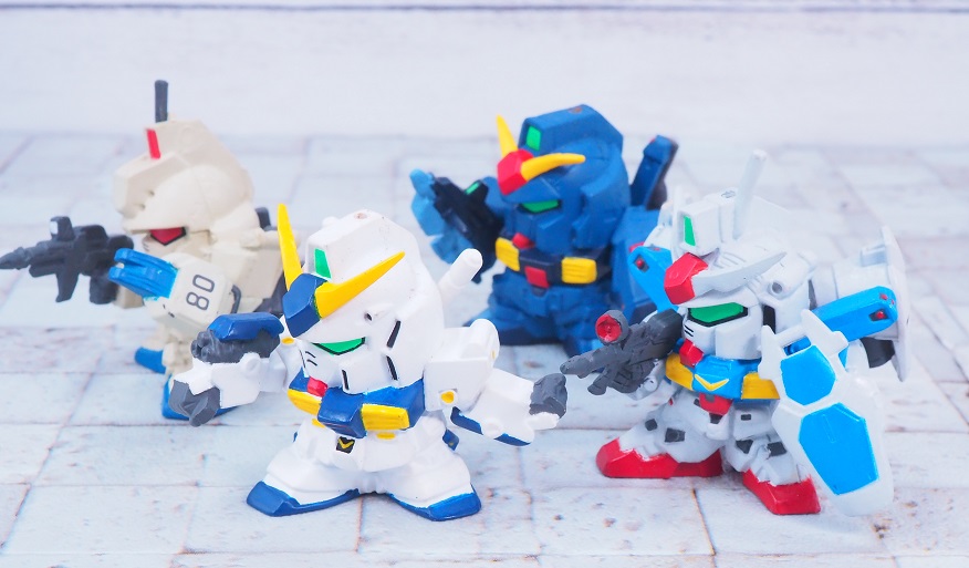 巡回記事 オールガンダムキーホルダー : おもちゃの巣（玩具レビュー）