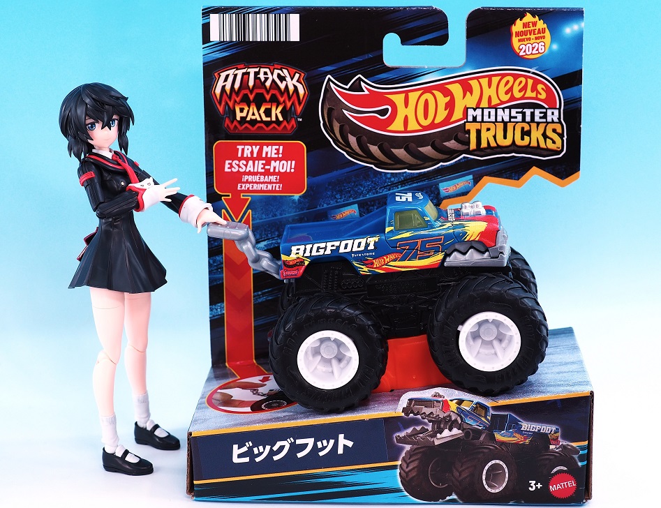 マテル ホットウィール モンスタートラック アタックパック ビッグ