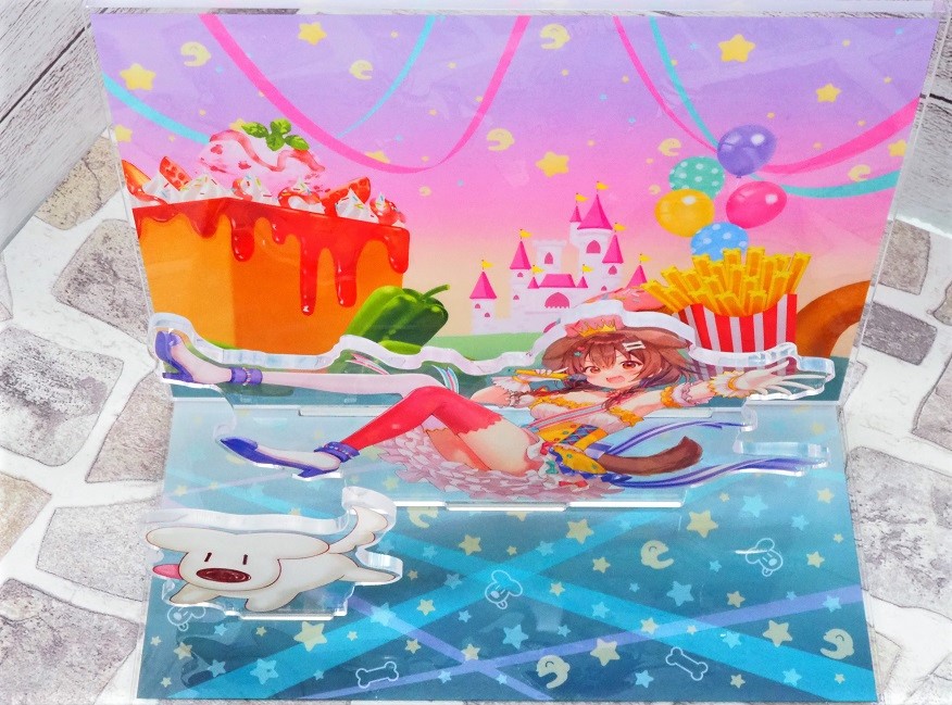 【ホロライブ 戌神ころね】最凶天災☆アクリルジオラマスタンド 戌神ころね 最凶天災☆アクリルジオラマスタンド : おもちゃの巣（玩具