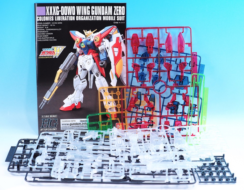 HG ウイングガンダムゼロ クリアカラー レビュー : おもちゃの巣（玩具