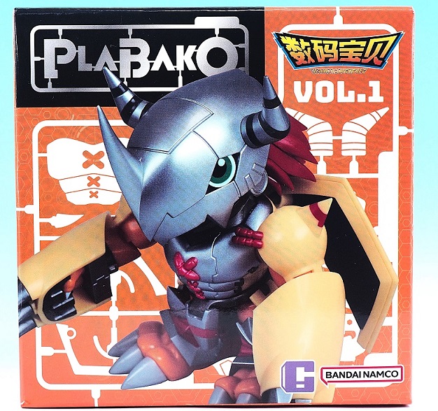 バンダイ　海外限定　デジモン　プラモデル　Plabako 3点セット PLABAKO デジモンアドベンチャーVol.1 オメガモン レビュー