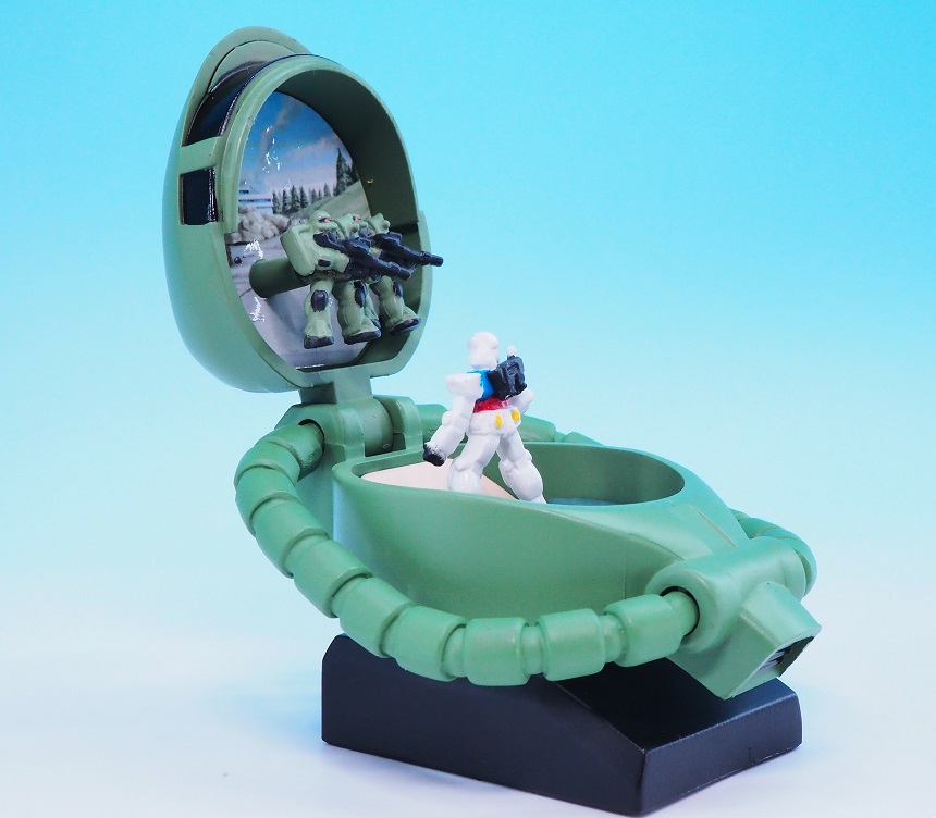 ガンダムヘッドオープンジオラマ B ザクⅡ レビュー : おもちゃ ガンダムヘッドオープンジオラマ B ザクⅡ レビュー : おもちゃ