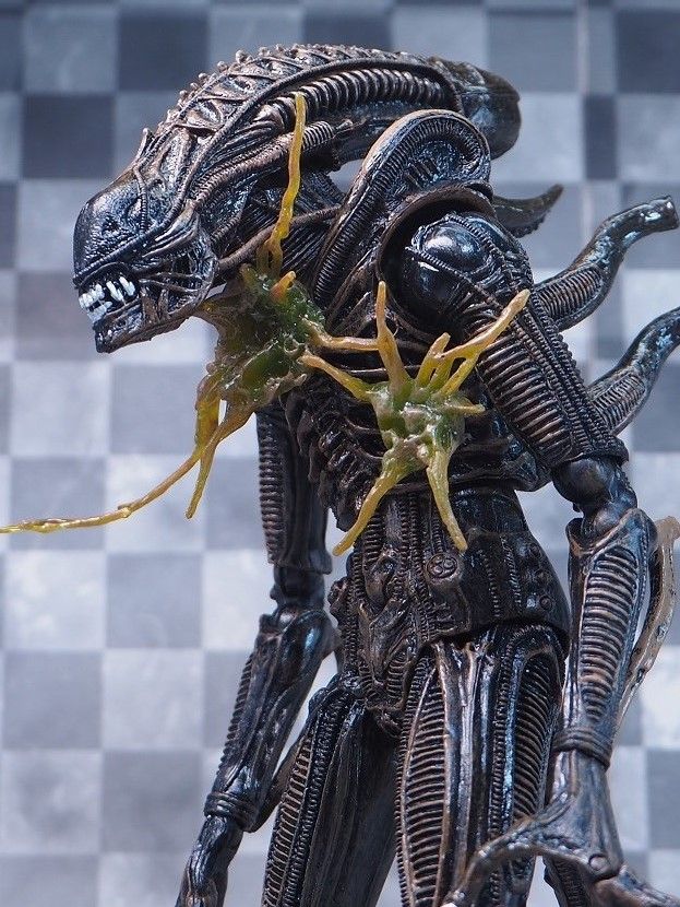 NECA エイリアン・ウォーリアー ブルー（バトルダメージ