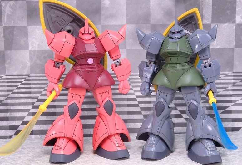 MIAシャア専用ザク II & ザク II & シャア専用ゲルググ 3体