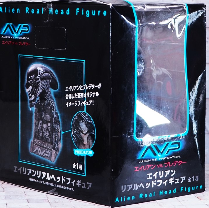 新品未開封! AVP エイリアンVSプレデター リアルヘッド フリュー AVP エイリアンリアルヘッドフィギュア レビュー