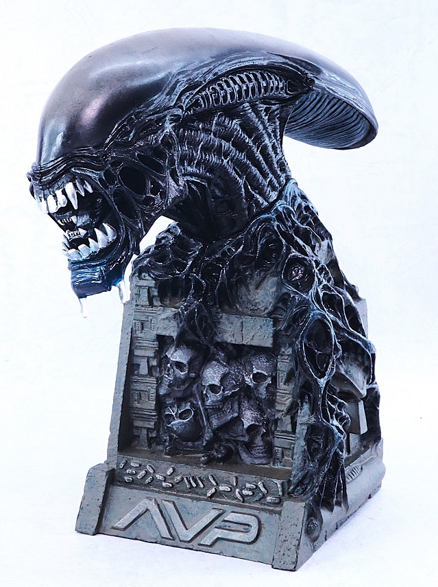 新品未開封! AVP エイリアンVSプレデター リアルヘッド フリュー AVP エイリアンリアルヘッドフィギュア レビュー