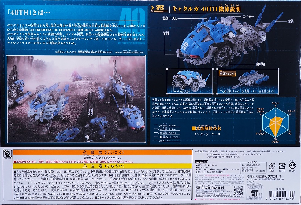 ZWA03 キャタルガ 40TH レビュー : おもちゃの巣（玩具レビュー）