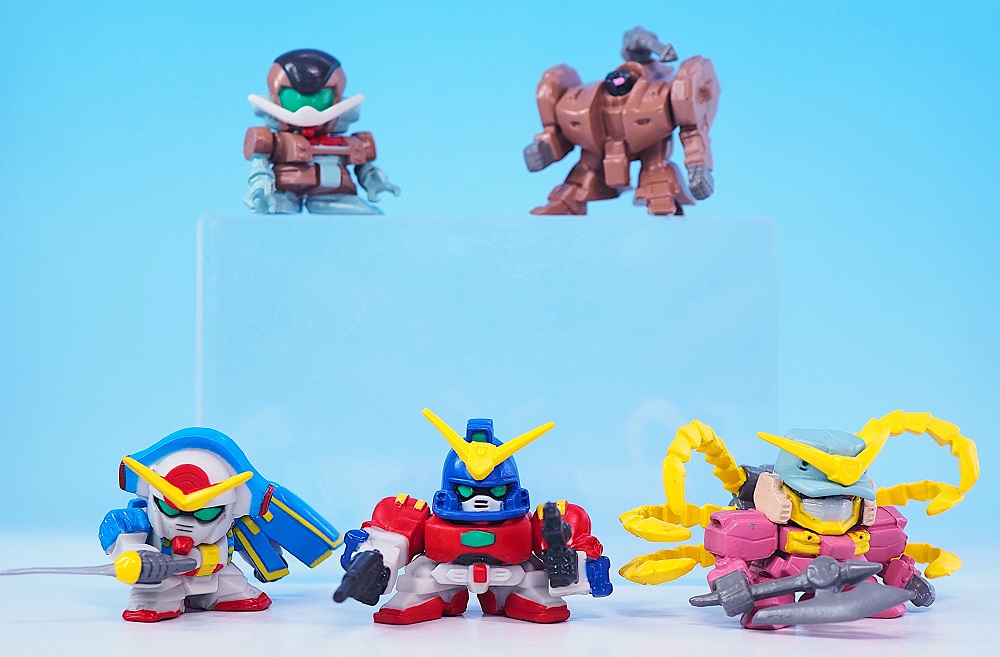 MINI DEFENDER COLLECTION GUNDAM FIGHT SET 2 レビュー : おもちゃの