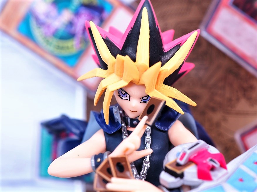 美品 フィギュア 遊戯王 闇遊戯 WORLDLISE A賞 一番くじ バンダイ