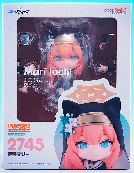 ねんどろいど　伊落マリー　限定特典台座付き　フィギュア　ブルーアーカイブ ねんどろいど 伊落マリー 限定特典台座付き フィギュア ブルー