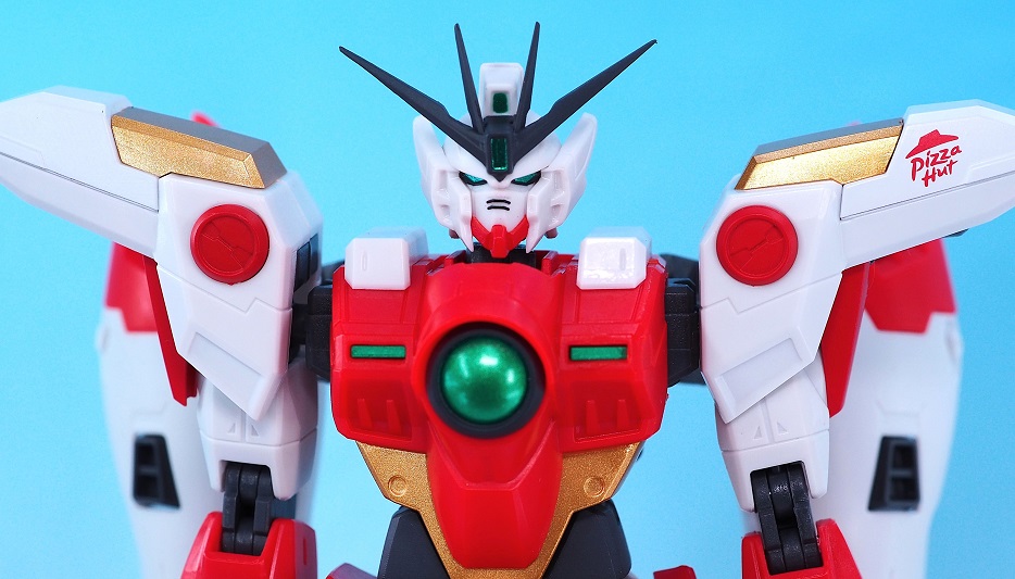 ひでみ　ゼロヒトガンダム Gunpla] The 01 (Zero One) Gundam has made a short appearance but