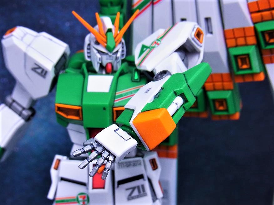 HGUC νガンダム Ver.GFT セブンイレブンカラー レビュー