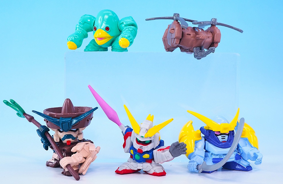 MINI DEFENDER COLLECTION GUNDAM FIGHT SET 1 レビュー