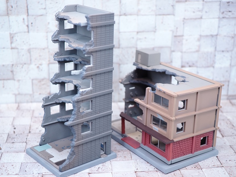 トミーテック ジオコレ 解体中の建物 : おもちゃの巣（玩具レビュー）