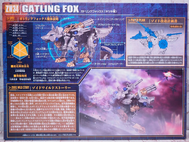 ゾイドワイルド ガトリングフォックス キツネ種 レビュー