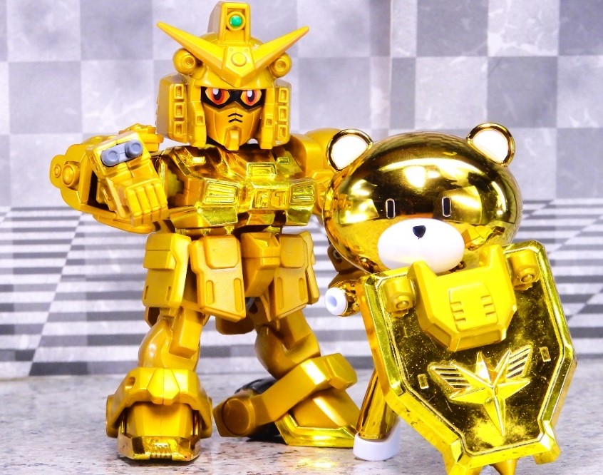 HG 1/144 ガンダムベース限定 プチッガイ シルバースパークル