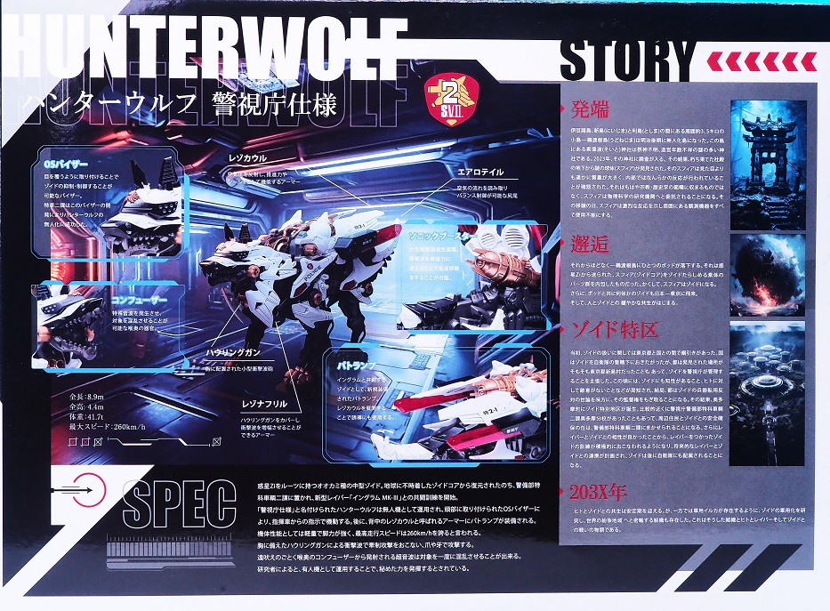 ゾイド ハンターウルフ 警視庁仕様 レビュー : おもちゃの巣