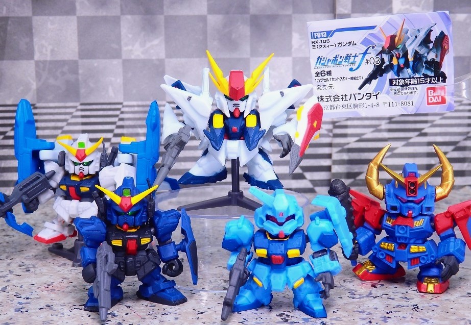 おもちゃの巣（玩具レビュー） : ガシャポン戦士f 03 レビュー