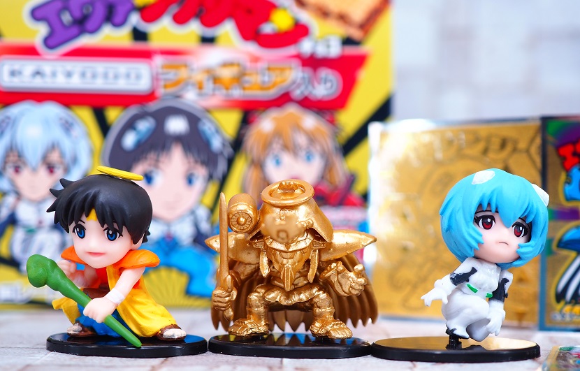 工場直売 エヴァックリマン レビュー 海洋堂フィギュア付きチョコ アニメ/ゲーム