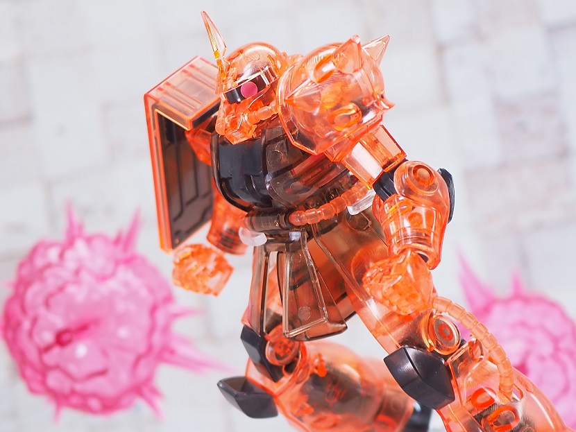HGUC シャア・アズナブル専用ザクII クリアカラーバージョン レビュー